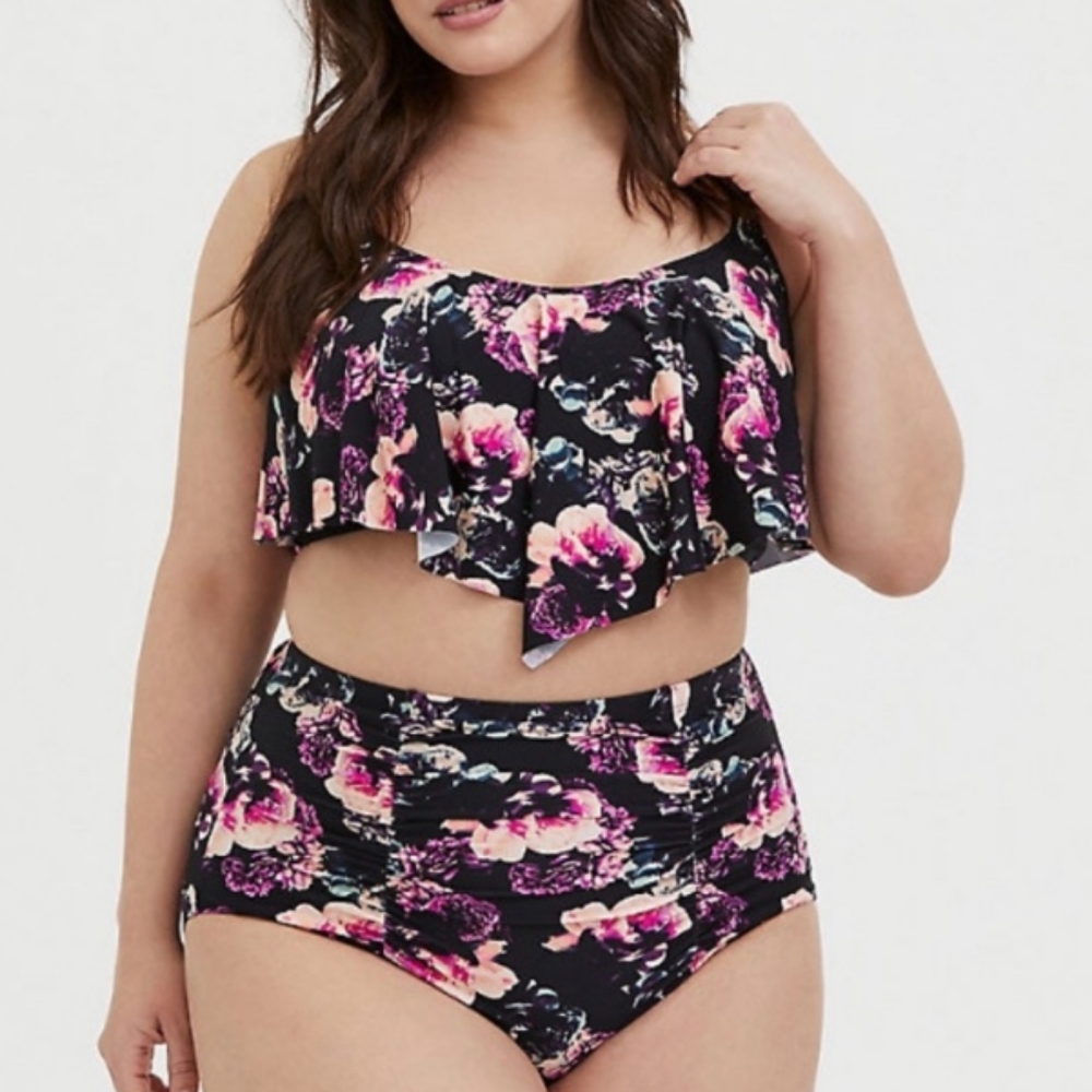 2pc torrid swimsuit swim top bottom 4